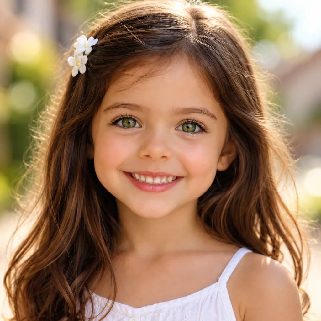 Real photo of the child